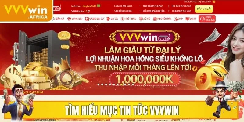Tìm hiểu mục Tin Tức VVVWIN